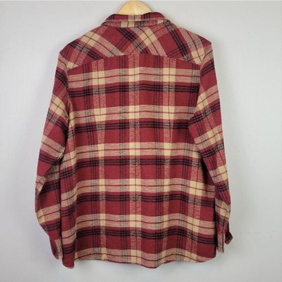 NATURAL reflections plaid button shacket overshirt rustic 1x - Picture 4 of 10